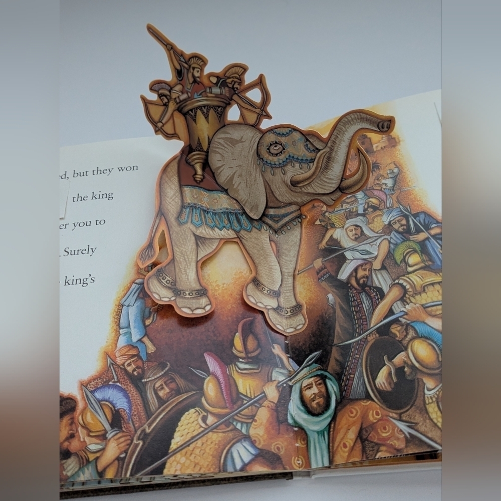 The Story of Hanukkah Children's Hardcover Book/Story Lift-the-Flap Rebus Book - Picture 5 of 10